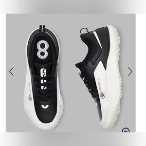 G/FORE Men's Golf Shoes G/18, Onyx Snow Sz:9.5; EUC